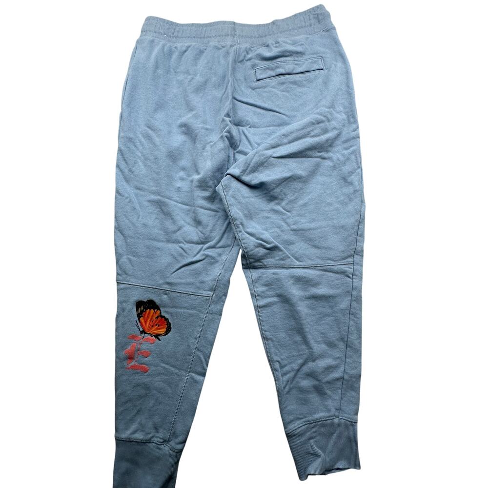 Nike Jogger Sweatpants Mens Small Blue Butterfly Graphic Drawstring DZ3050-472 - Picture 10 of 13